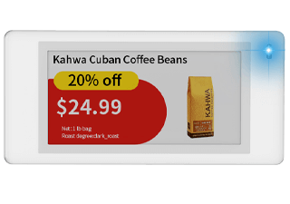 2.1-inch Slim Smart Shelf Tag (4 Colors)